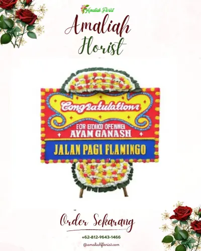 Bunga Papan Congratulation di Lamongan